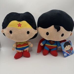 DC Comics Superman(NEW) and Wonder Woman Plushy